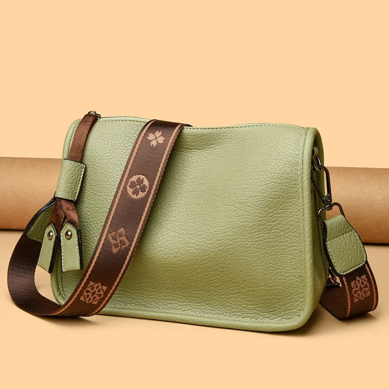 Zip-Top Shoulder Bag