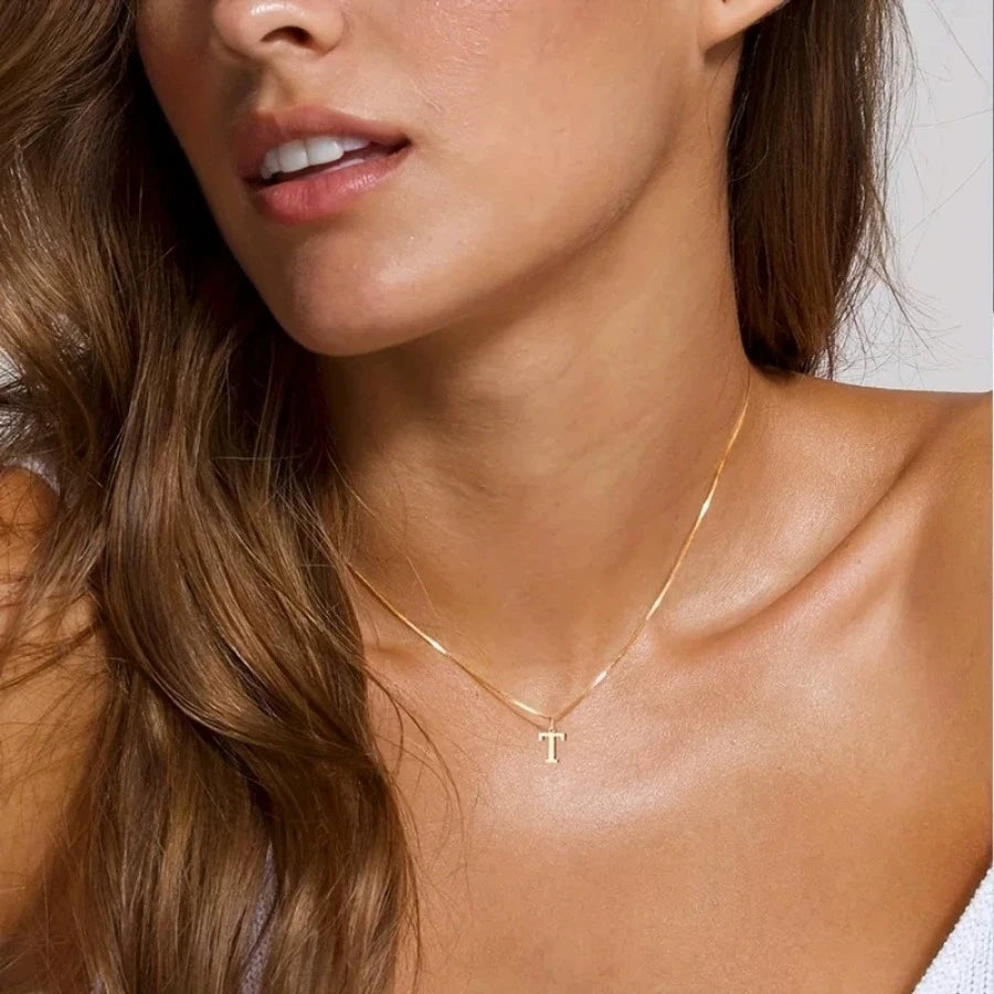 Initial Pendant Necklace