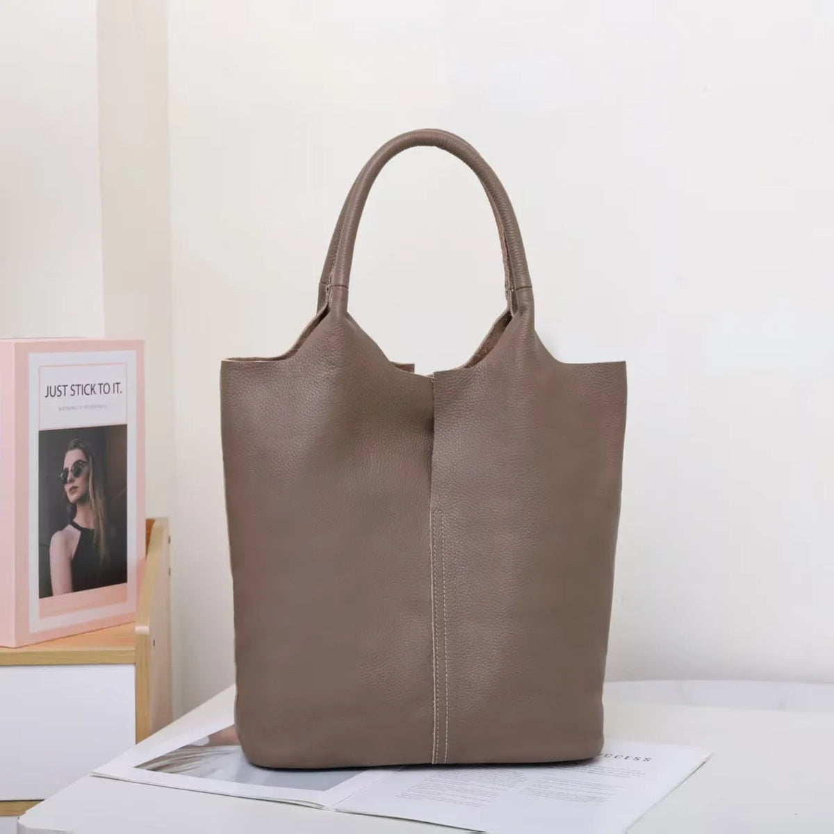Open-Top Bucket Tote