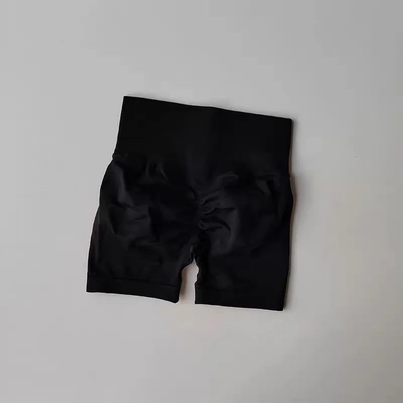 High-Waisted Workout Shorts
