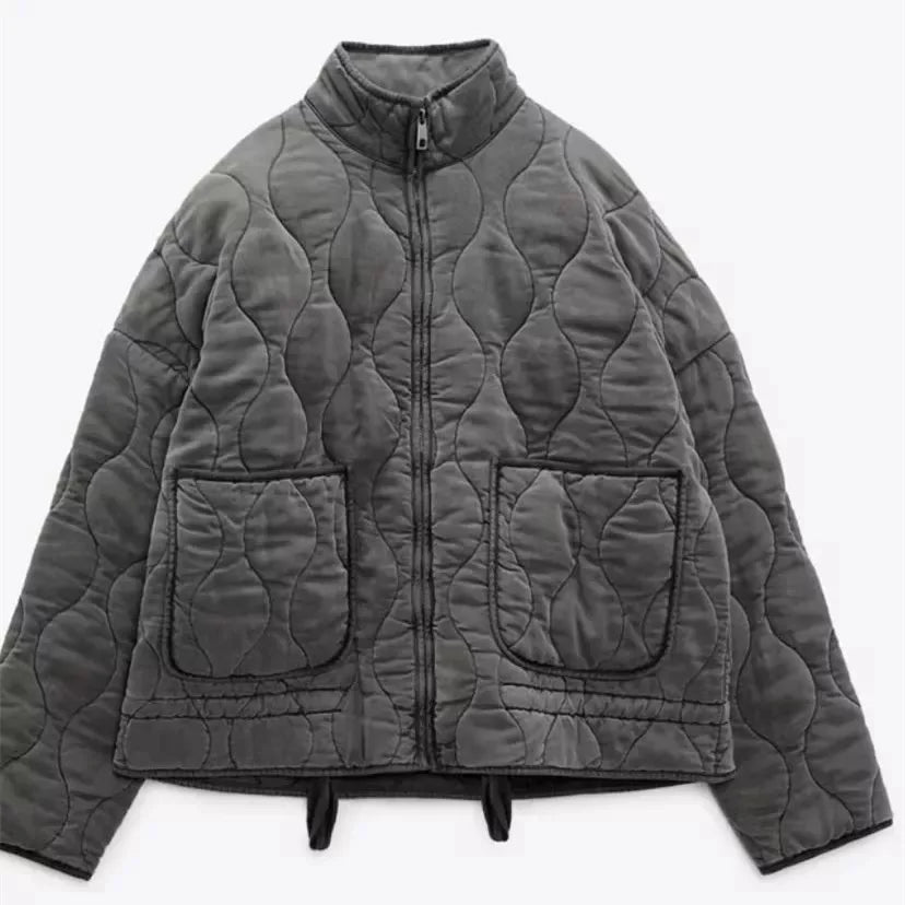 High-Collar Padded Jacket