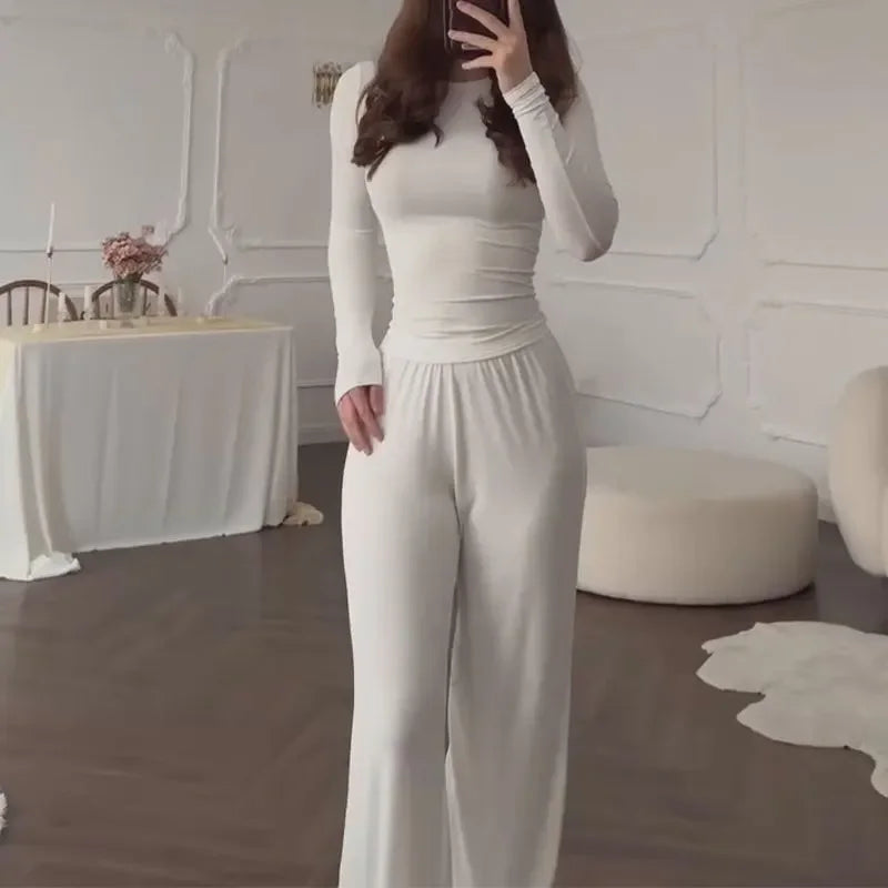 Round-Neck Trouser Co-ord