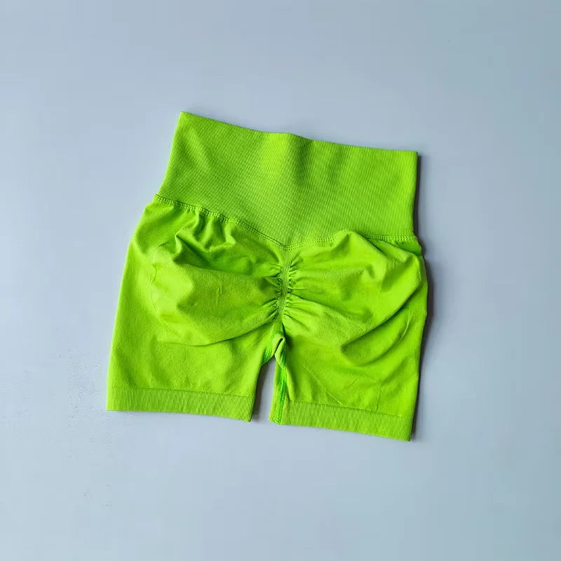 High-Waisted Workout Shorts