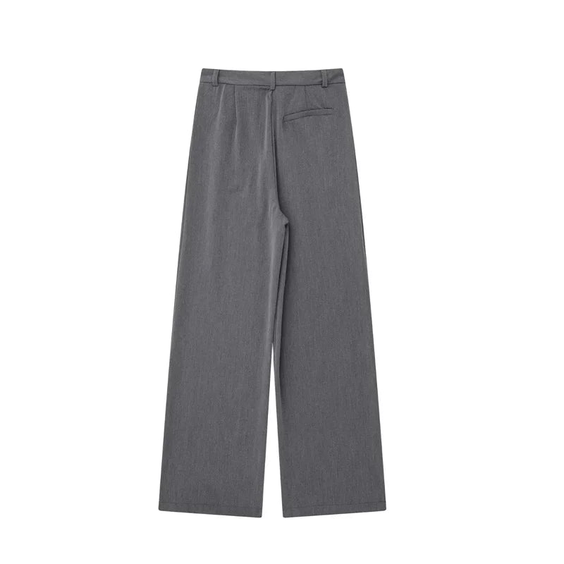 High-Rise Wide-Leg Trousers