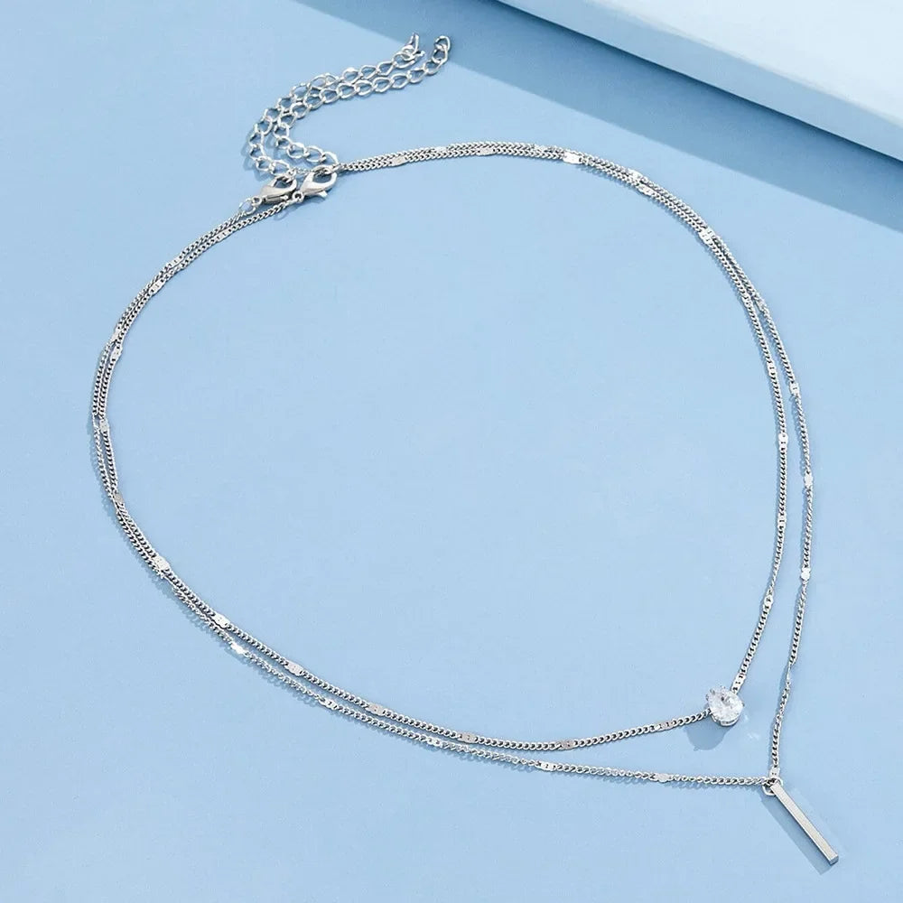 Layered Pendant Necklace