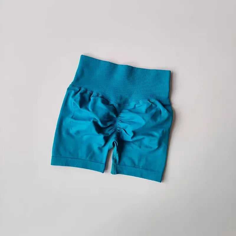 High-Waisted Workout Shorts