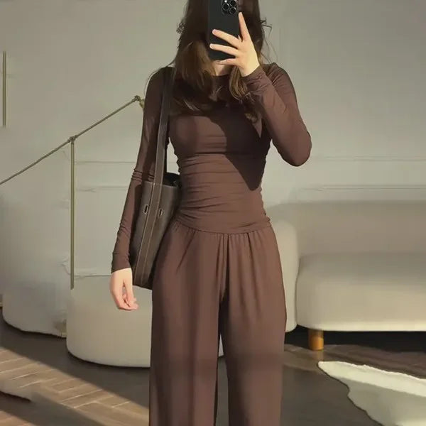 Round-Neck Trouser Co-ord