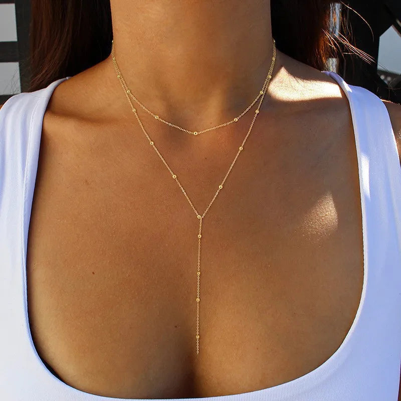 Layered Tassel Necklace