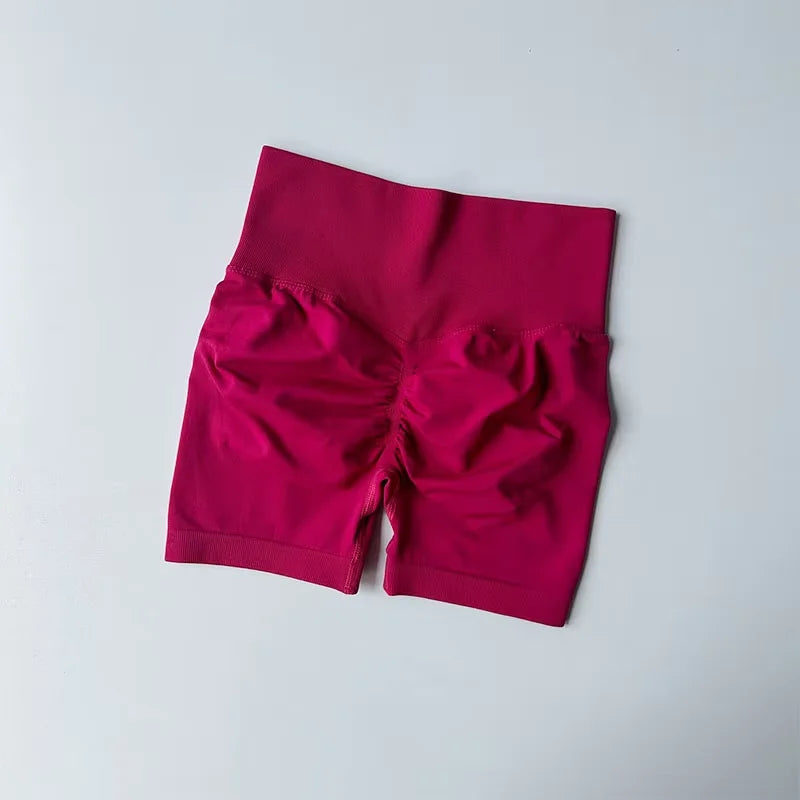 High-Waisted Workout Shorts