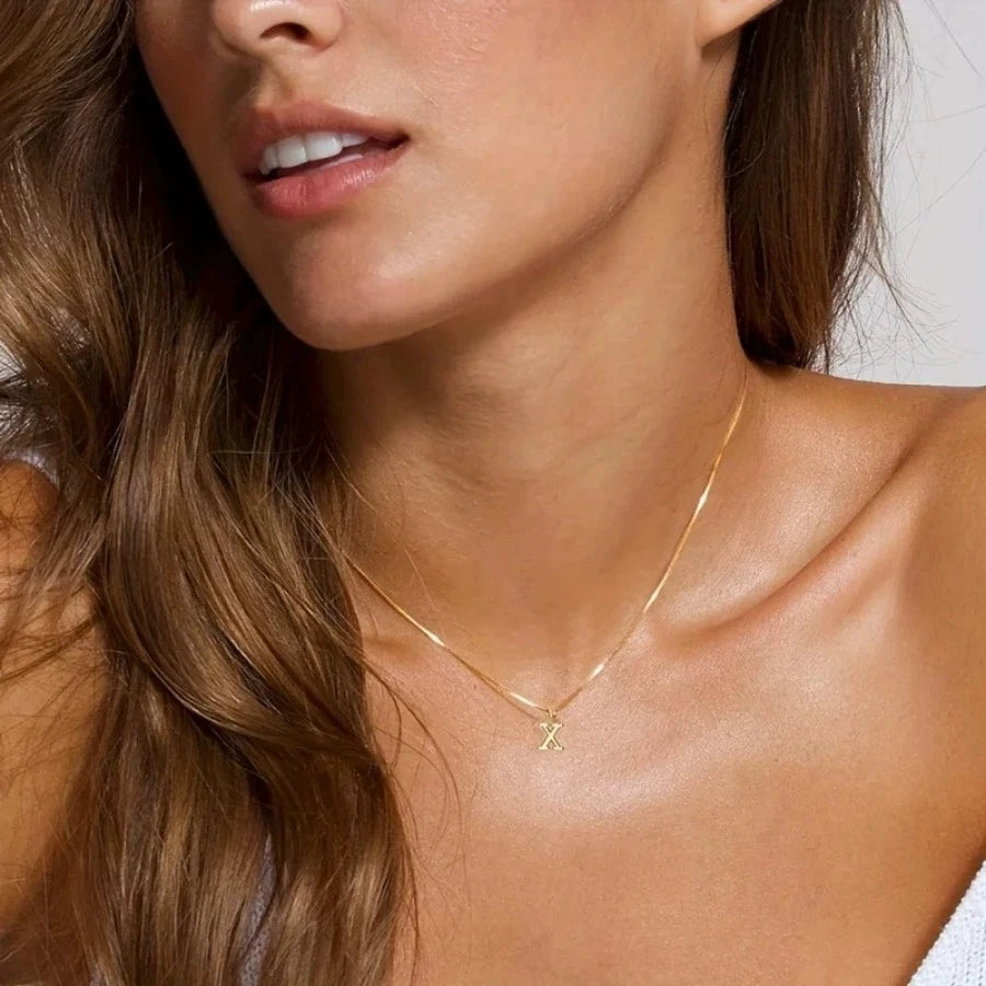 Initial Pendant Necklace