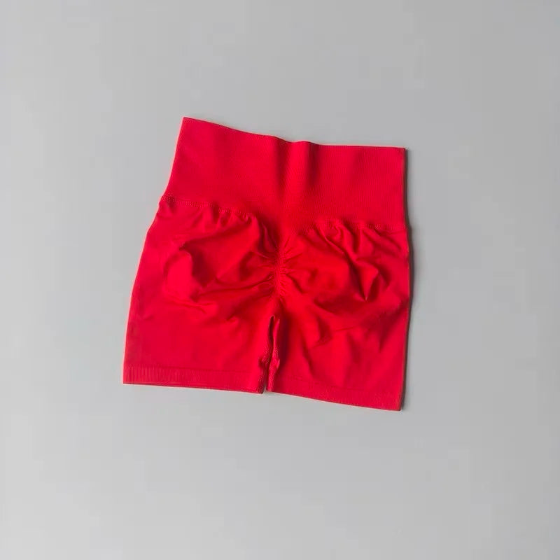 High-Waisted Workout Shorts