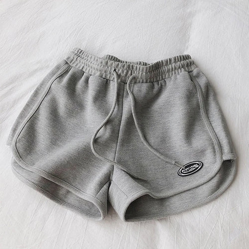 Drawstring A-Line Shorts