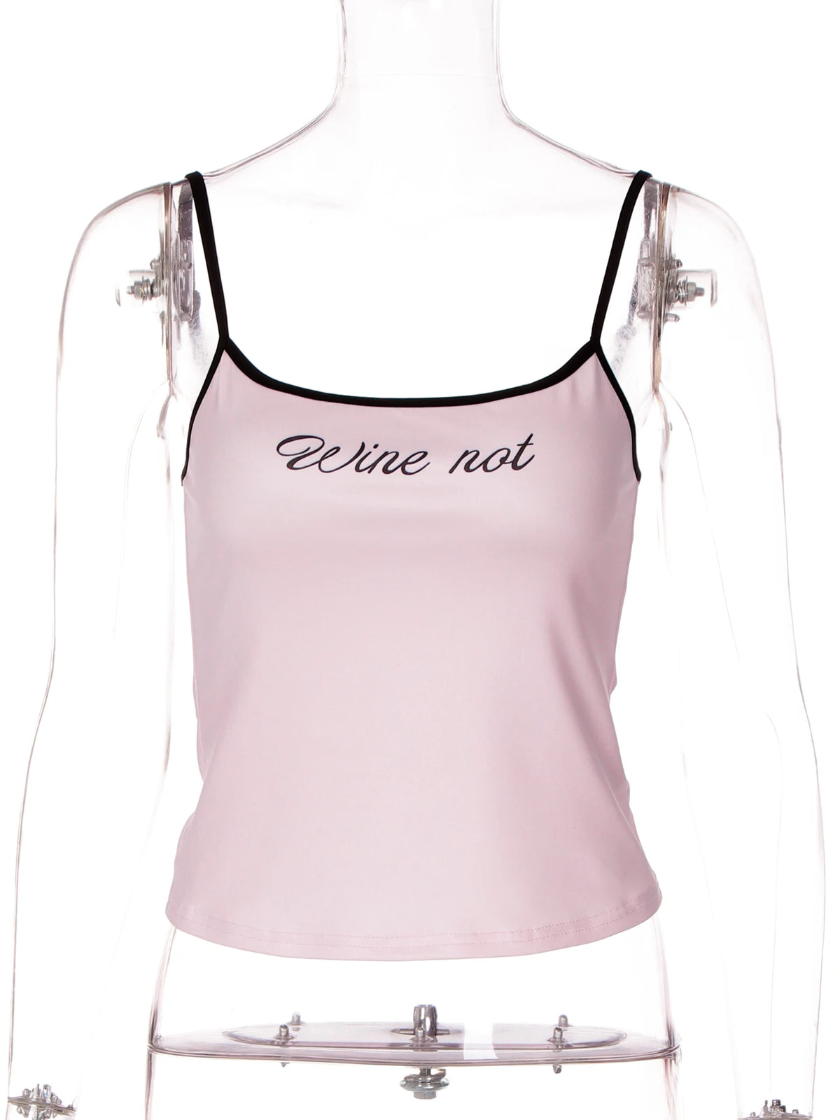 Letter Print Cropped Cami