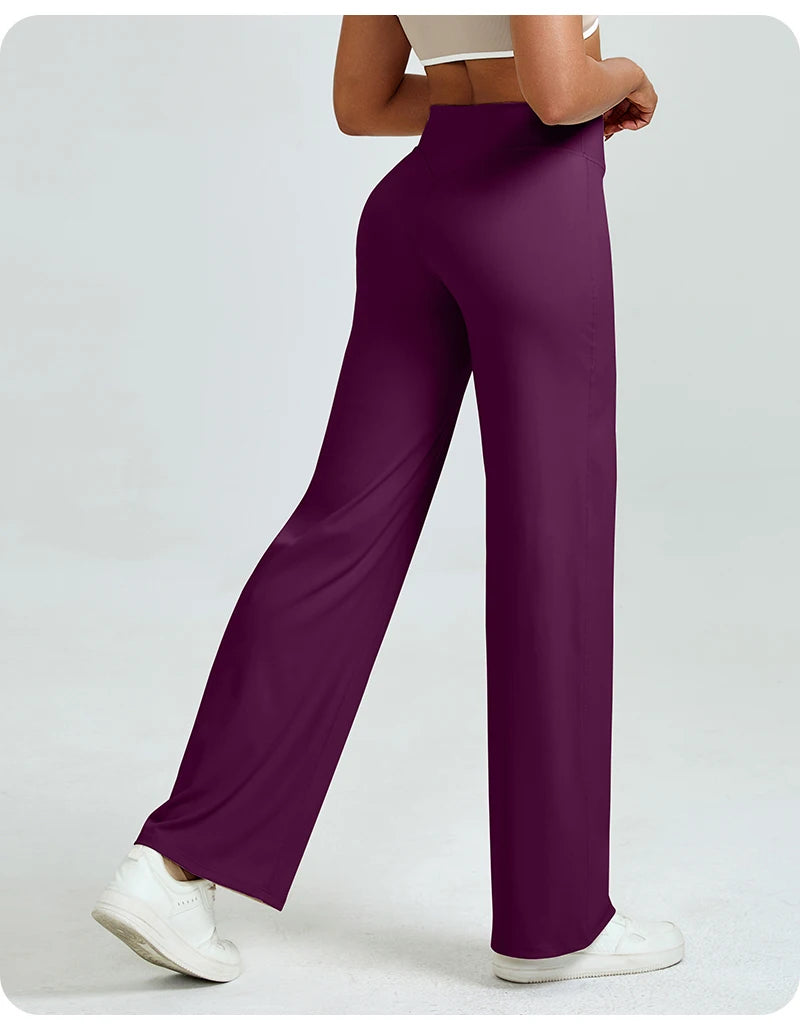 Straight-Leg Yoga Trousers