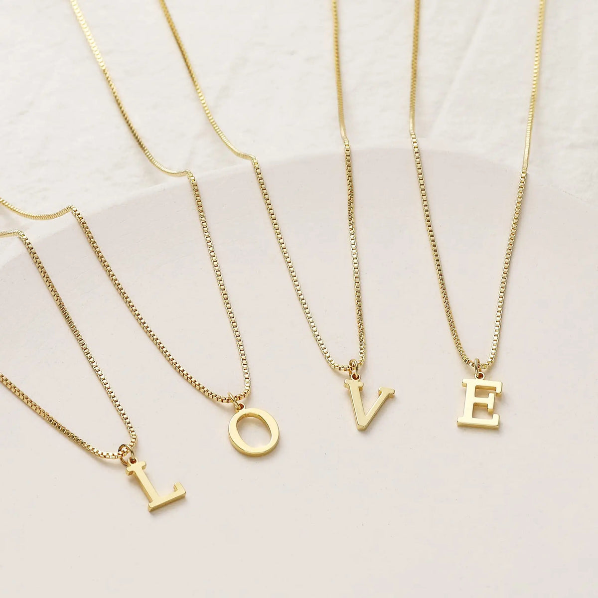 Initial Pendant Necklace