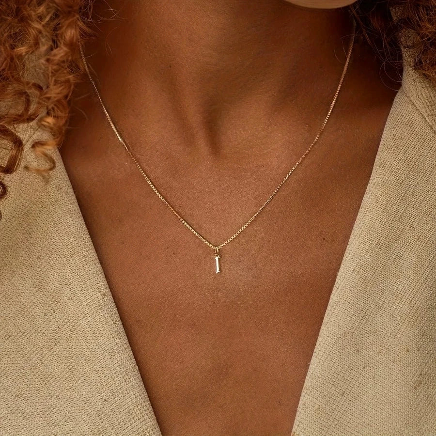 Initial Pendant Necklace