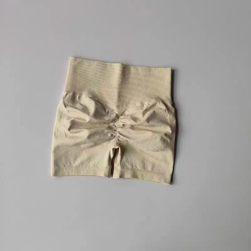 High-Waisted Workout Shorts