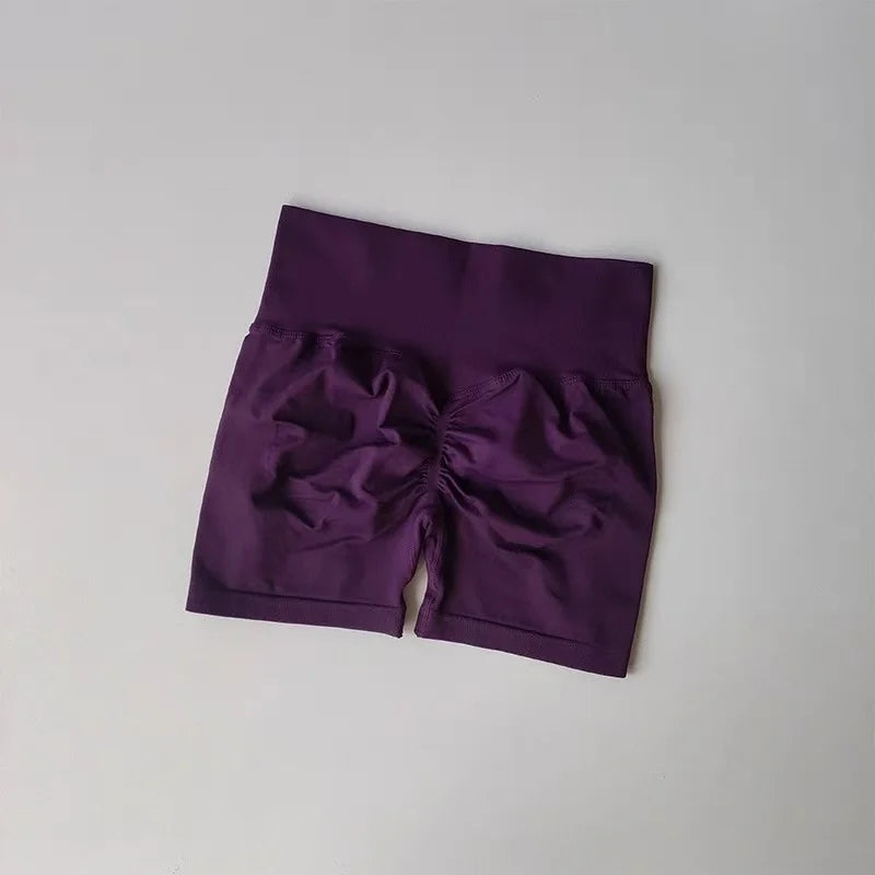 High-Waisted Workout Shorts