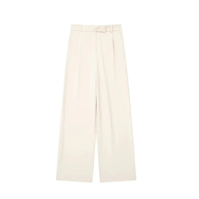 High-Rise Wide-Leg Trousers