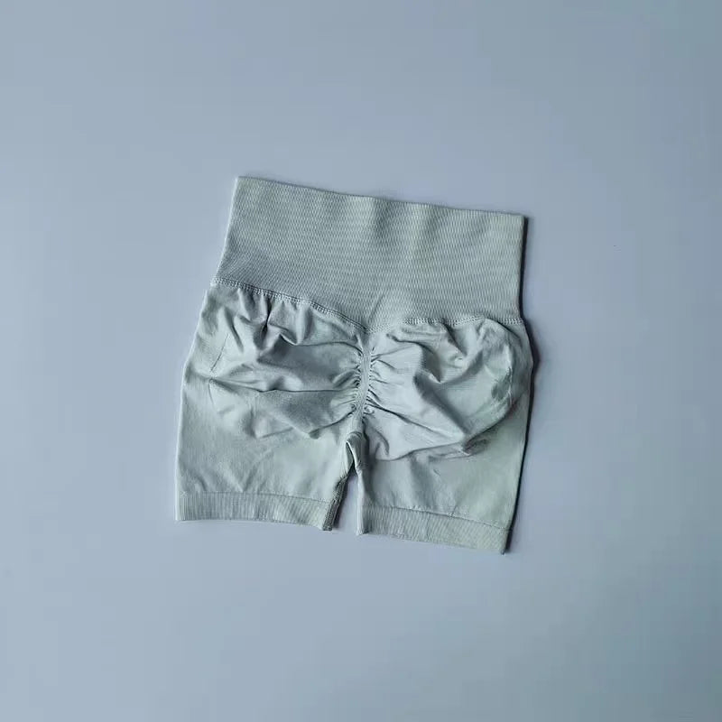 High-Waisted Workout Shorts