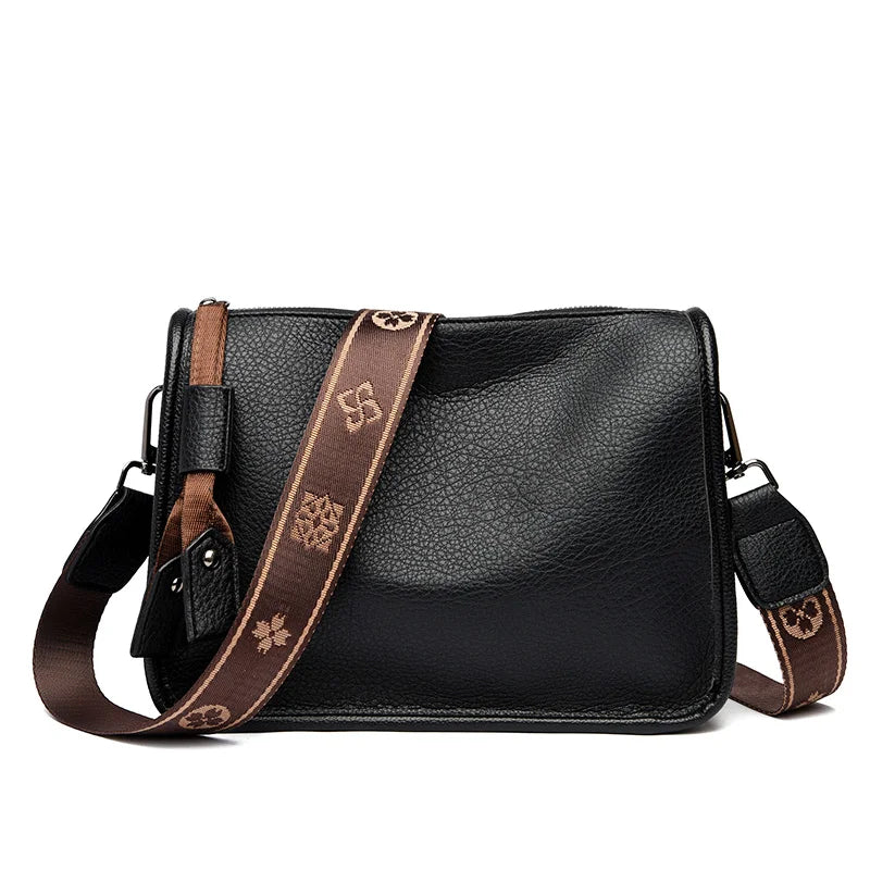 Zip-Top Shoulder Bag