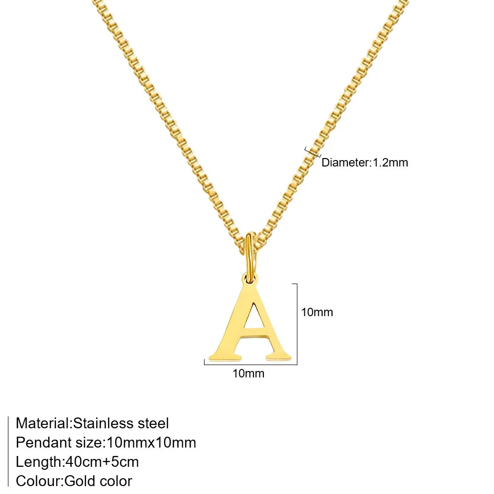 Initial Pendant Necklace