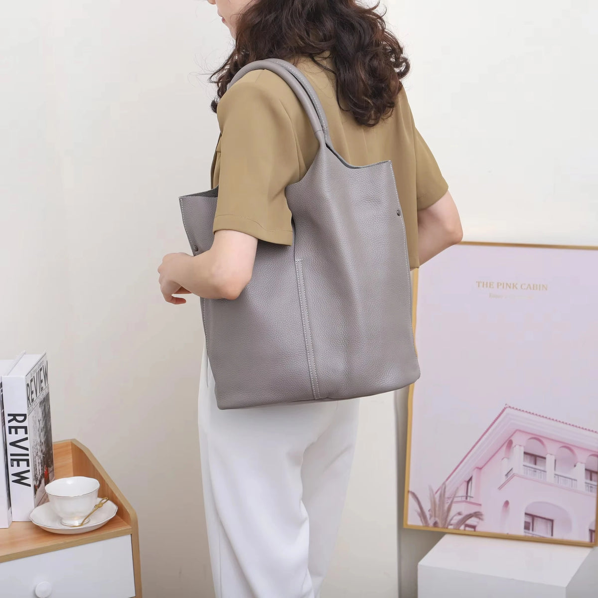 Open-Top Bucket Tote