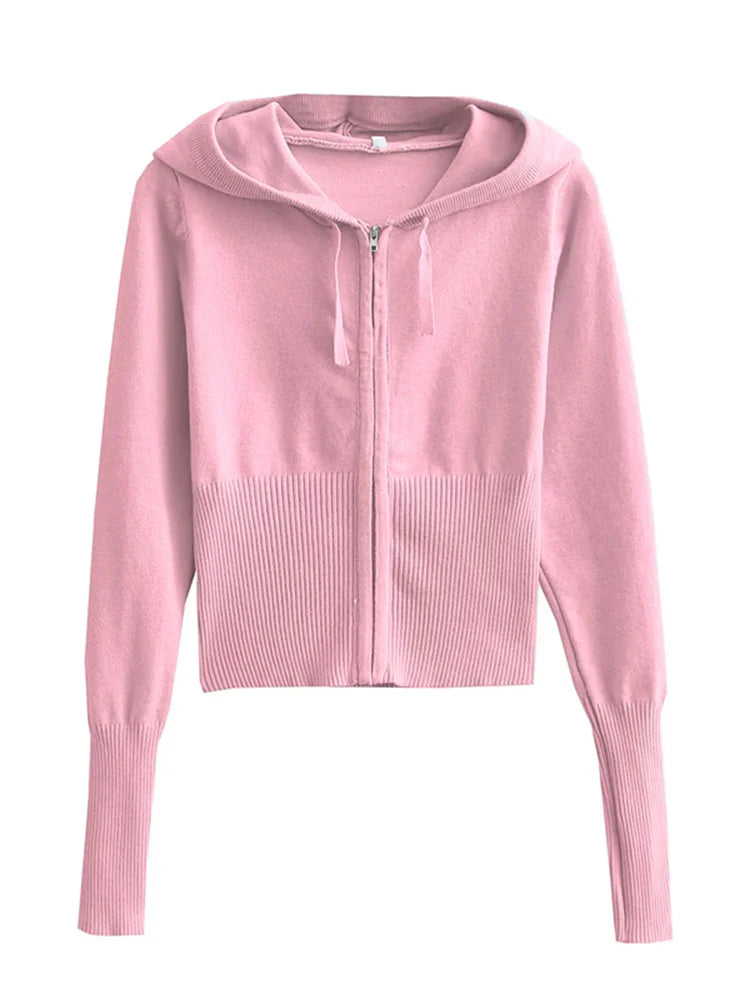 Knitted Hoodie And Trousers