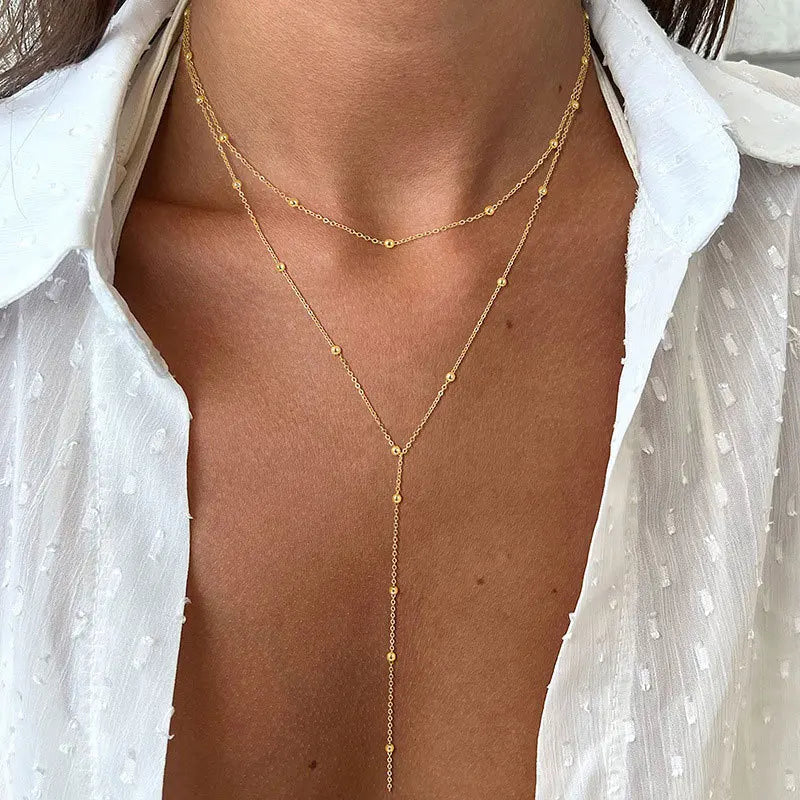 Layered Tassel Necklace