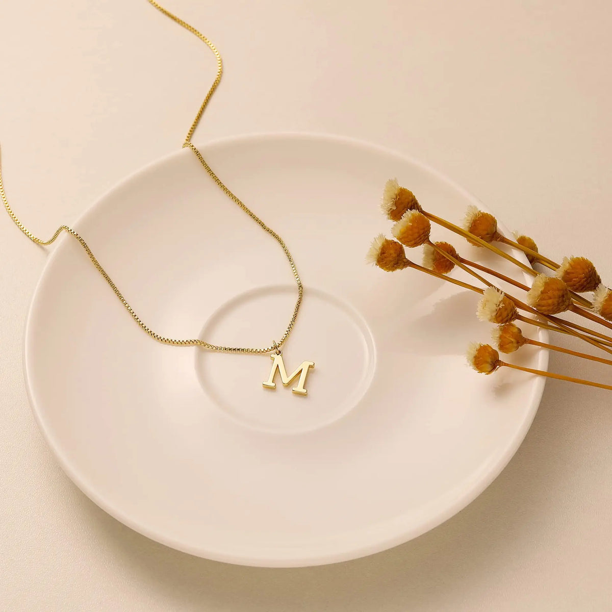 Initial Pendant Necklace