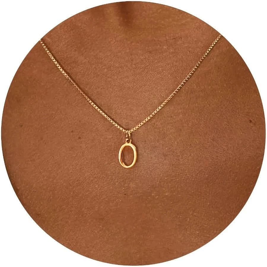 Initial Pendant Necklace