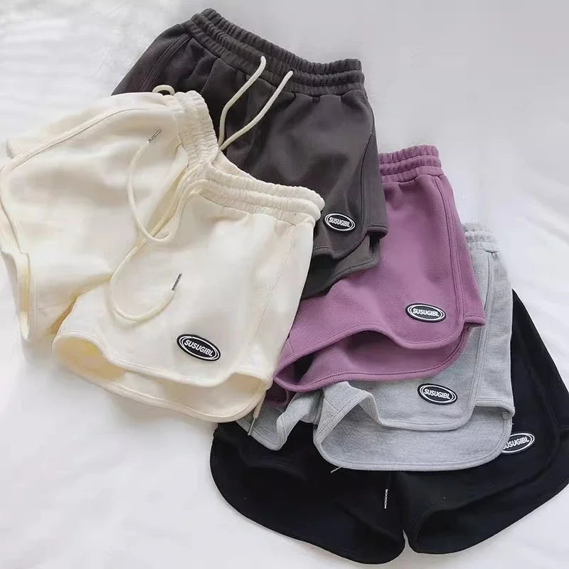 Drawstring A-Line Shorts