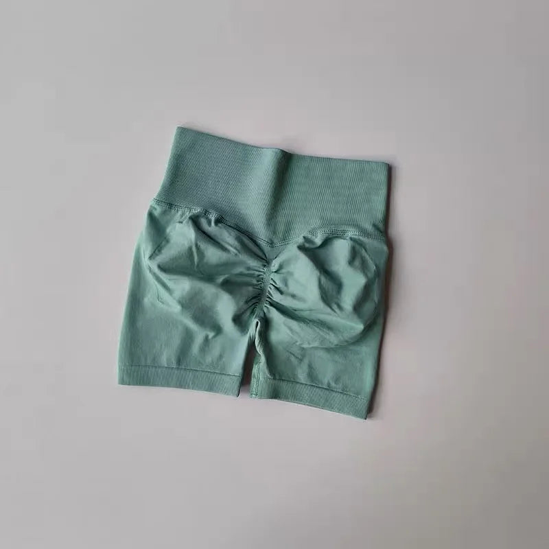 High-Waisted Workout Shorts