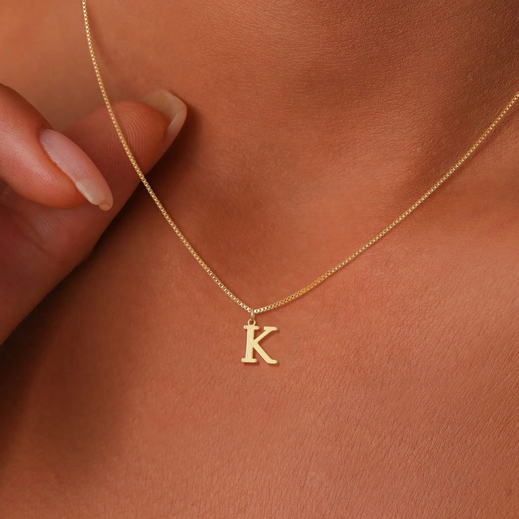 Initial Pendant Necklace