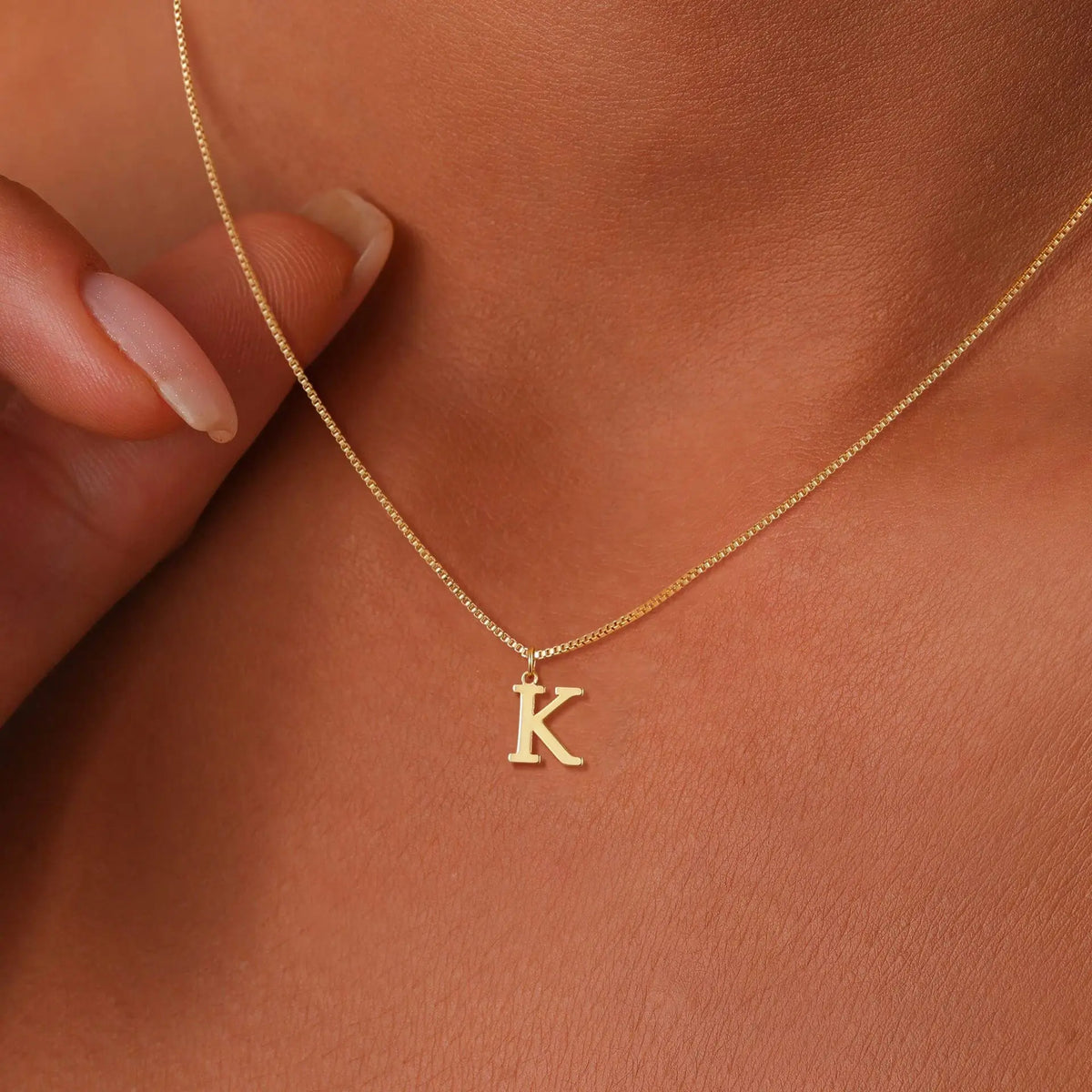 Initial Pendant Necklace