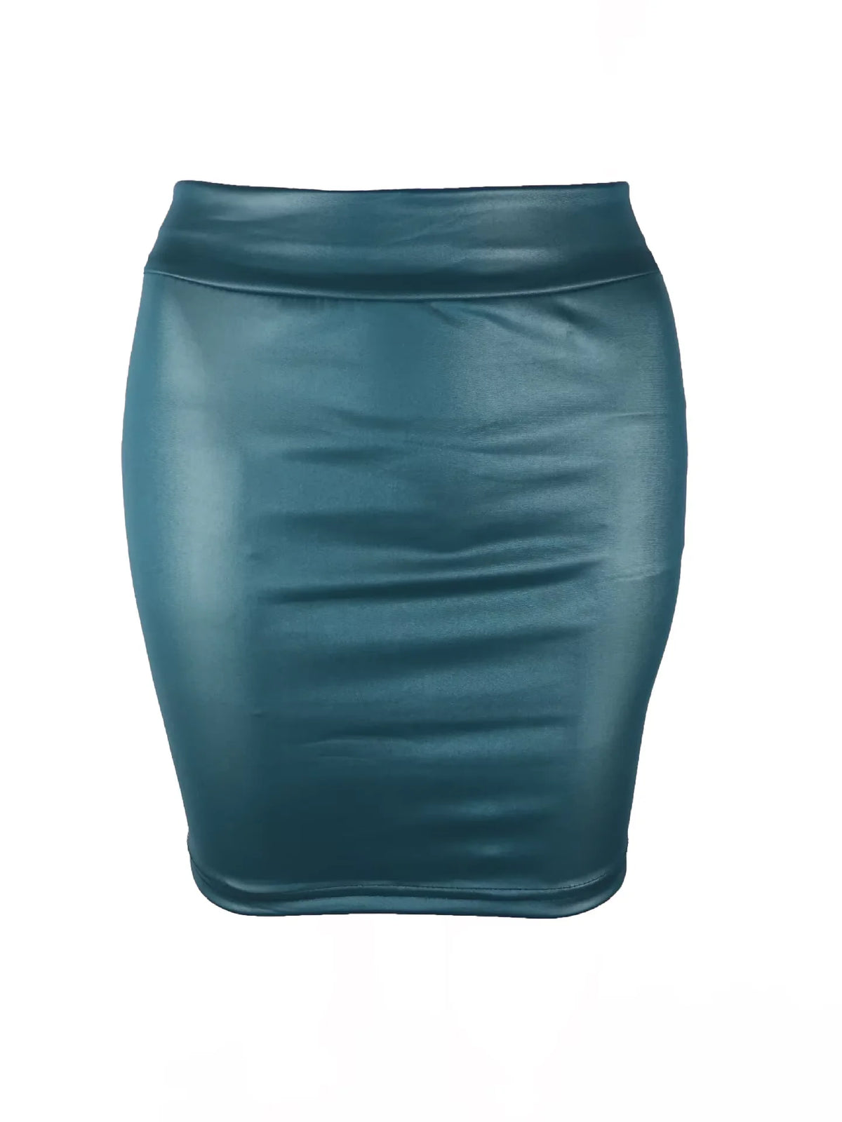 Matte High-Waisted Mini Skirt