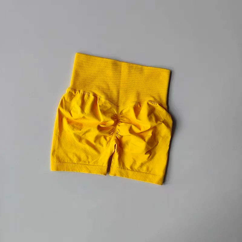 High-Waisted Workout Shorts