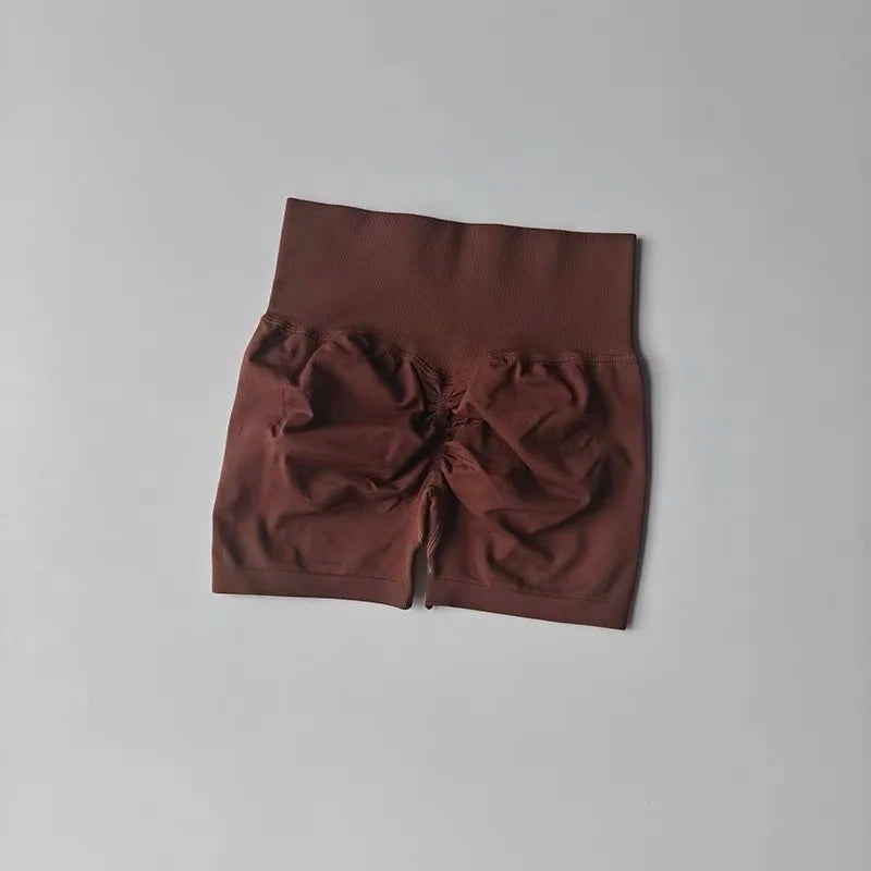High-Waisted Workout Shorts