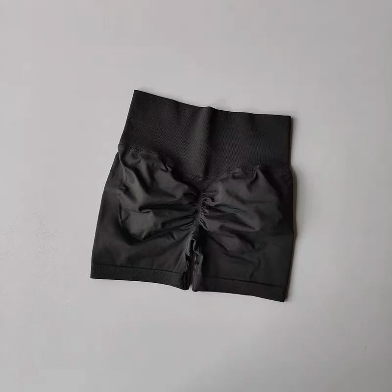High-Waisted Workout Shorts
