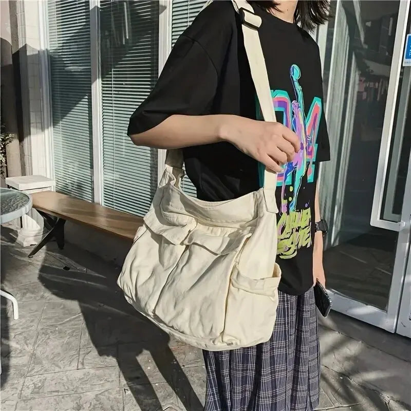 Canvas Shoulder Tote