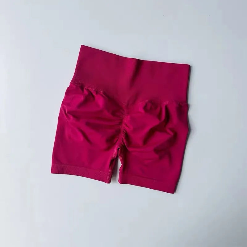 High-Waisted Workout Shorts