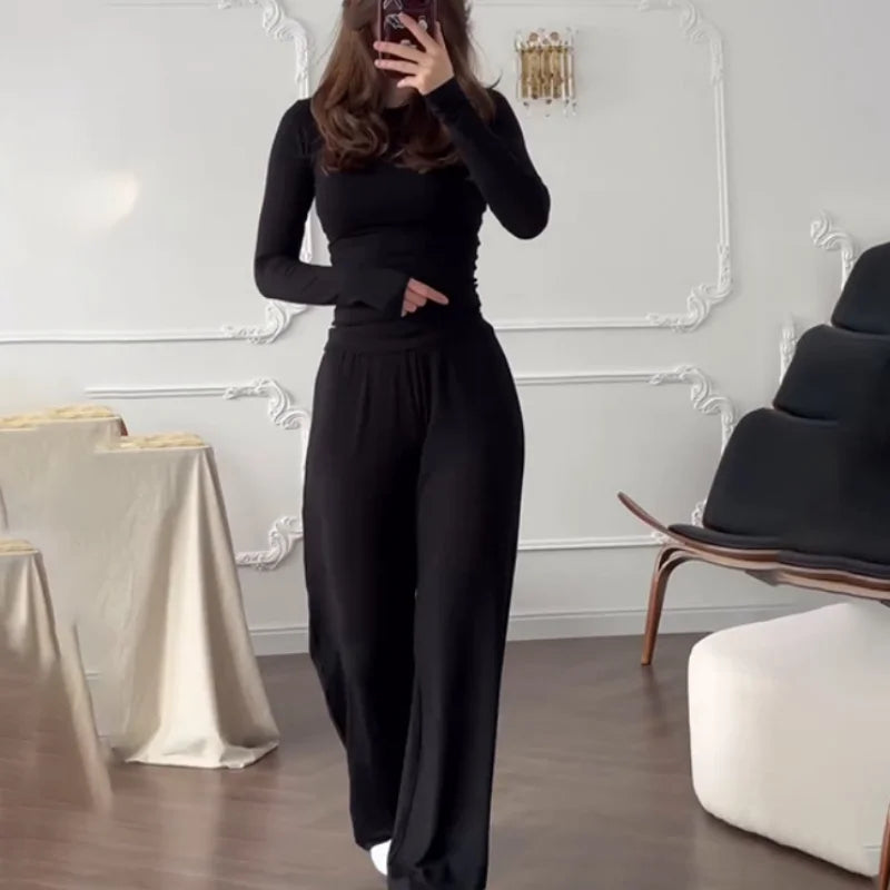 Round-Neck Trouser Co-ord