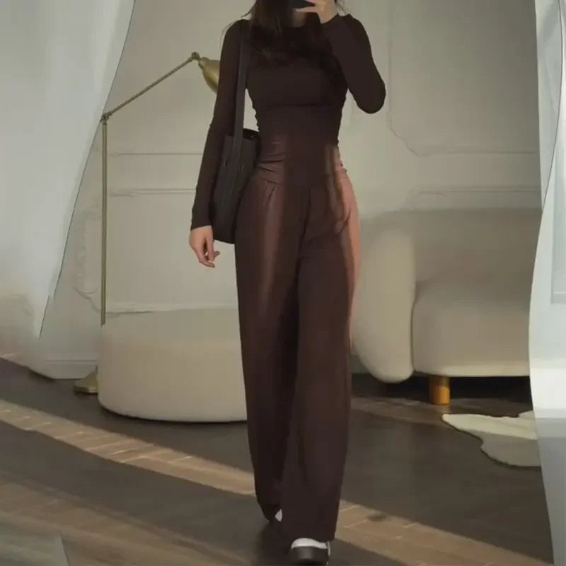 Round-Neck Trouser Co-ord