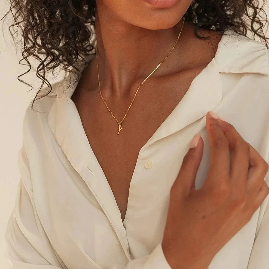 Initial Pendant Necklace