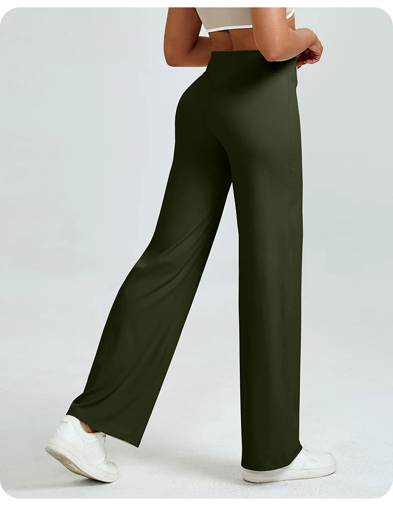 Straight-Leg Yoga Trousers