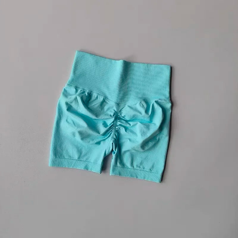 High-Waisted Workout Shorts