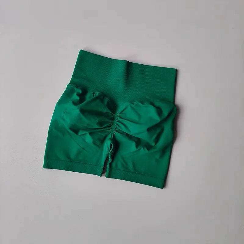 High-Waisted Workout Shorts