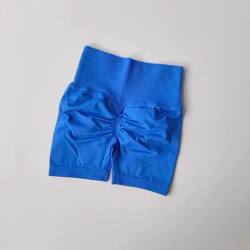 High-Waisted Workout Shorts