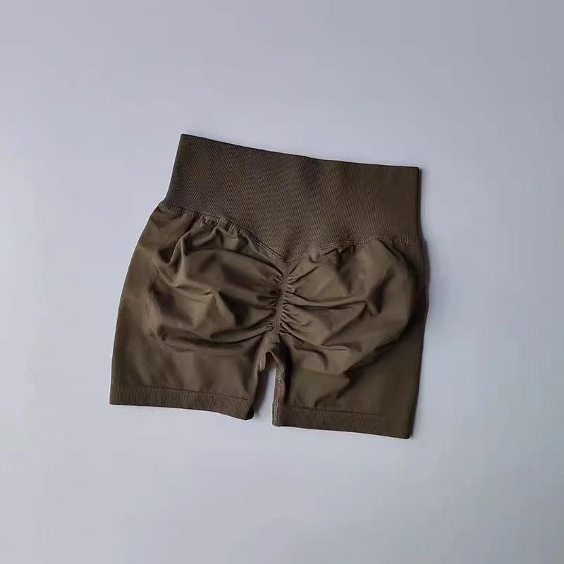 High-Waisted Workout Shorts
