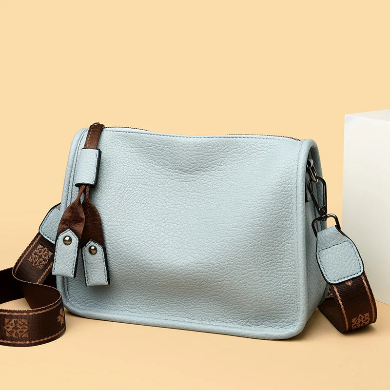 Zip-Top Shoulder Bag